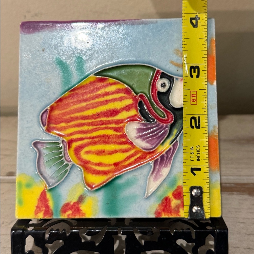 Colorful Fish Ceramic Tile - Picture 4 of 6